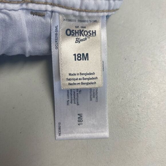 OSHKOSH B’GOSH Girl’s Overalls 18 Months Blue - Picture 6 of 12